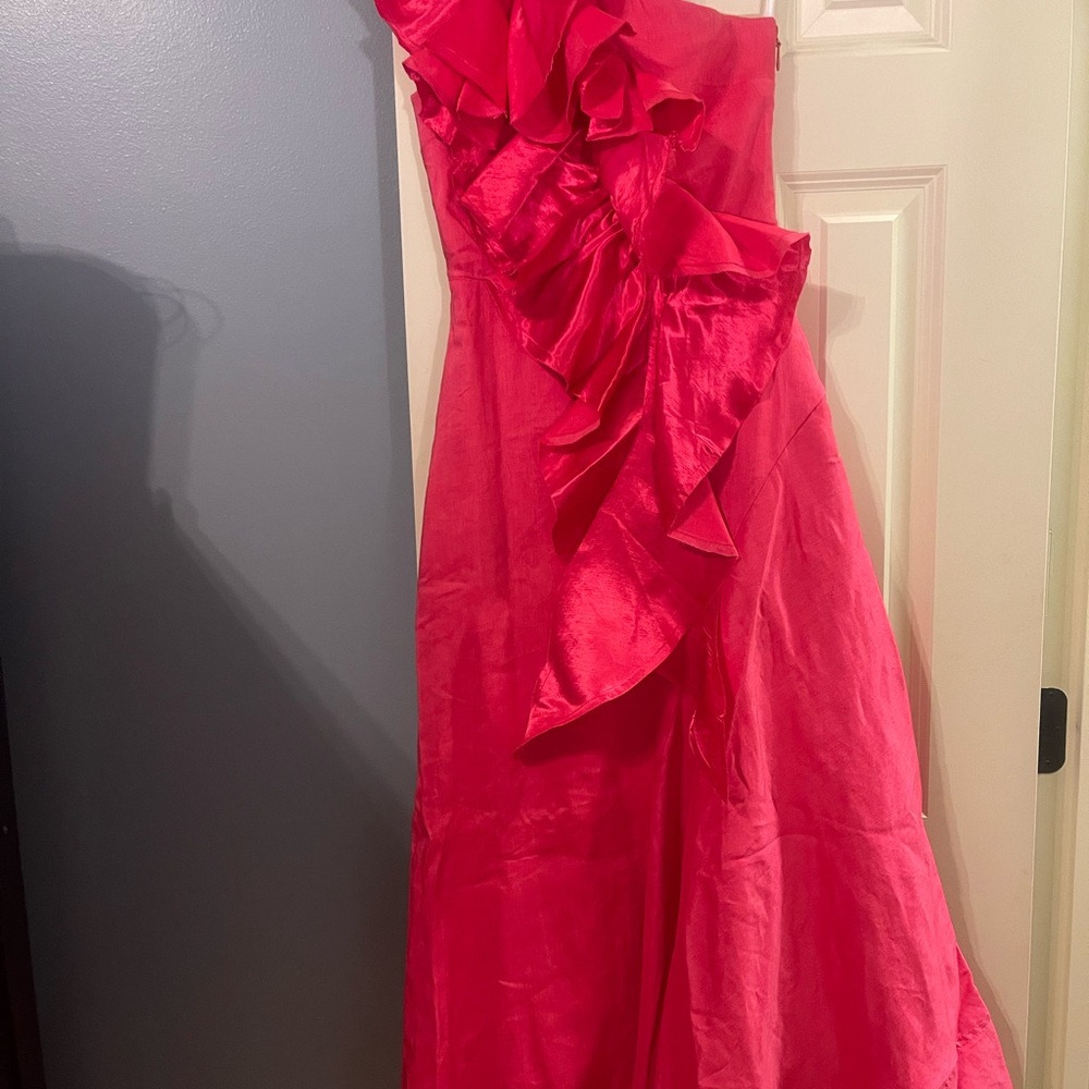 AJE Adelia Ruffle Midi Dress - Picture 2 of 6